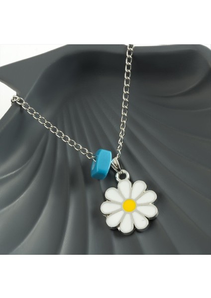 Wizard Papatya Mineli Kolye-Gümüş Rengi fiyatları