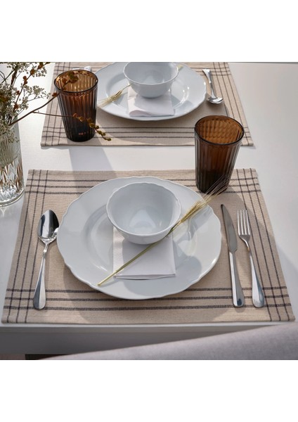 Vårarv Amerikan Servis Koyu Gri Natürel 35X45 cm fiyatları