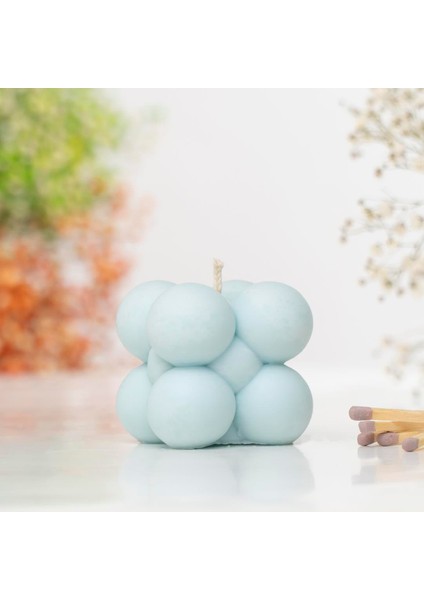 Bubble Temalı Vegan Soya Mumu