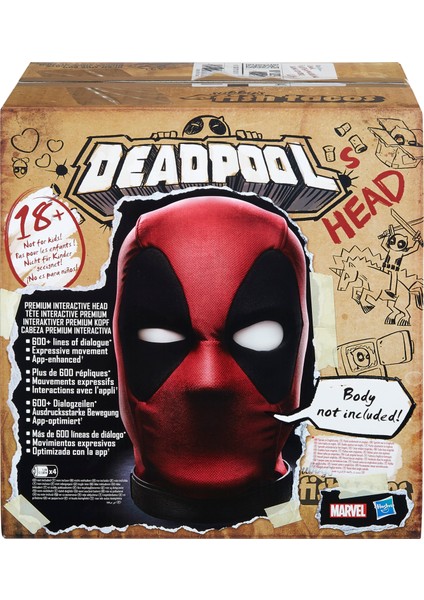 Legends Deadpool’s Head Premium Interaktif Kafa Heykeli