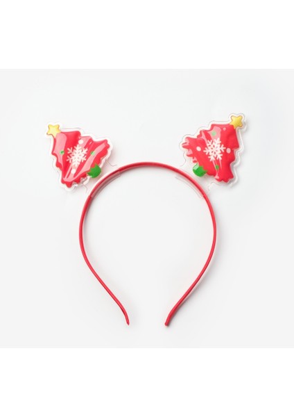 Kırmızı Ikili Yılbaşı Ağacı Kız Çocuk Taç modelleri