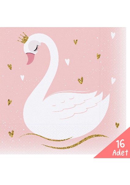 Pembe Kuğu Temalı 16'lı Peçete fırsatları