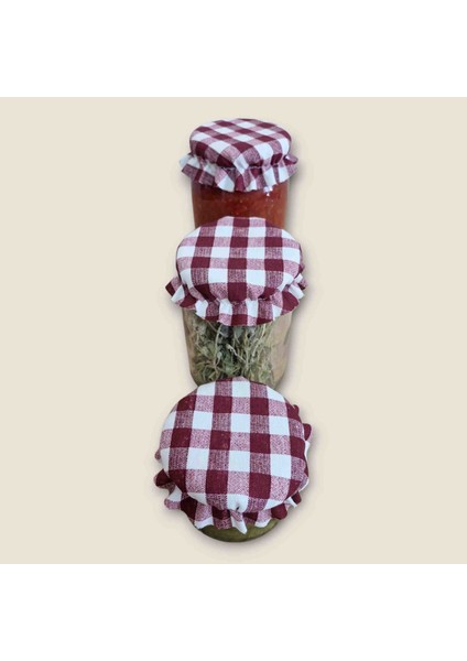 10 Adet Konserve Kapağı Kılıfı Lastikli Duck Kumaş fiyatları