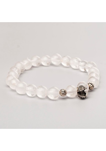 Kristal Kuvars Doğal Taş Bileklik (8 Mm) – Enerji Akışı fiyatları