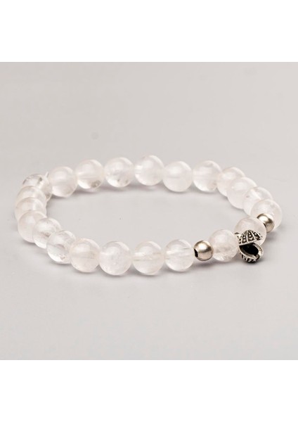 Kristal Kuvars Doğal Taş Bileklik (8 Mm) – Bilinç Aç fiyatları