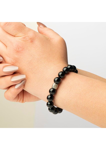 Oniks Doğal Taş Bileklik (10 Mm) – Ruh Zırhı modelleri