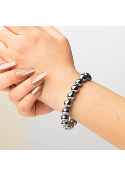 Terahertz Doğal Taş Bileklik (10 Mm) – Zihin Sığınağı modelleri