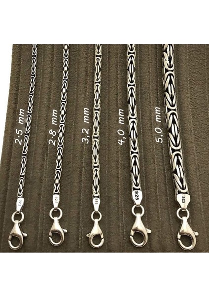 925 Ayar Gümüş Erkek Yuvarlak Kral Zincir Bileklik Künye Erkeğe Hediye MSB14 fırsatları