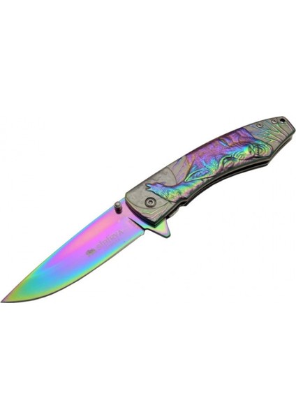 Sibirya Kurt Çakı Gökkuşağı S-2072X 21 cm