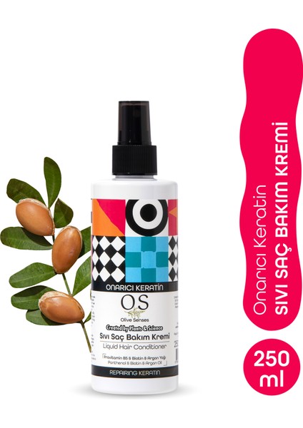 Onarıcı Keratin Durulanmayan Sıvı Saç Bakım Kremi