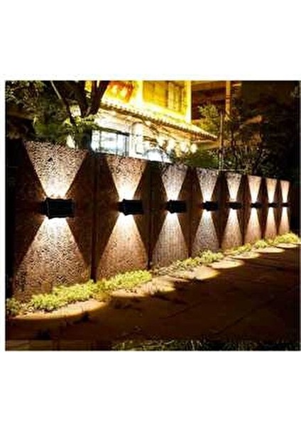 Kos Solar LED Aplik Dış Mekan Güneş Enerjili Uzun Ömürlü 20W Enerji Tasarruflu