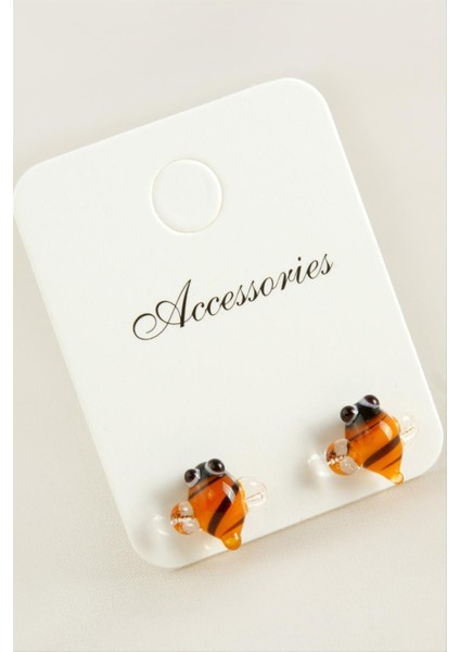 Wizard Arı Cam Küpe-Sarı modelleri