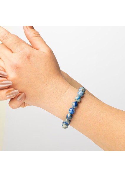 Lapis Lazuli Doğal Taş Bileklik (10 Mm) – Ruh Rehberi modelleri