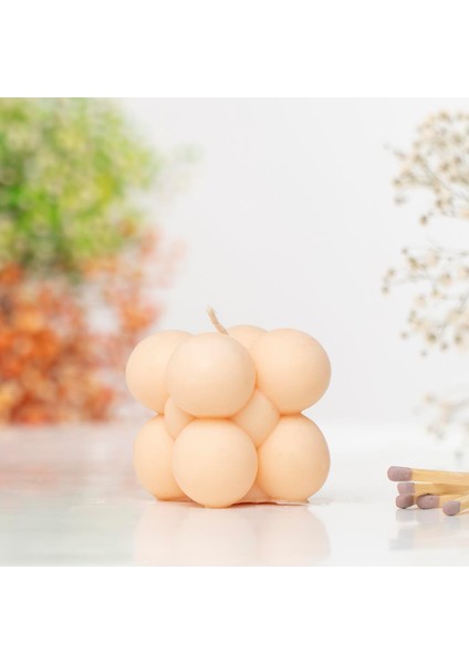 Bubble Temalı Vegan Soya Mumu