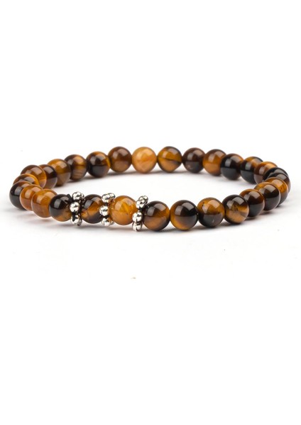 Kaplan Gözü Doğal Taş Bileklik (6 Mm) – Gözün Gücü