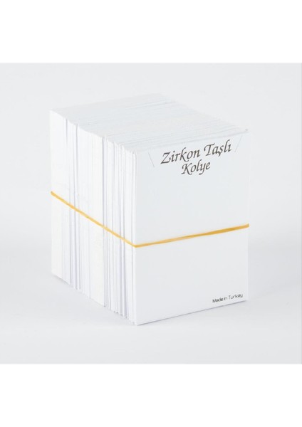 Wizard Zirkon Kolye Kartı-Beyaz fiyatları