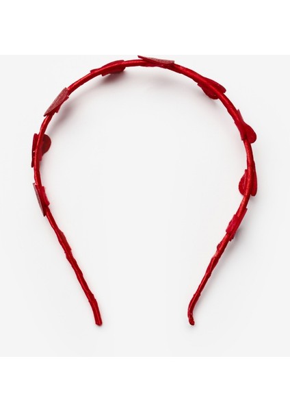 Kırmızı Minik Kalpli Kız Çocuk Taç fırsatları