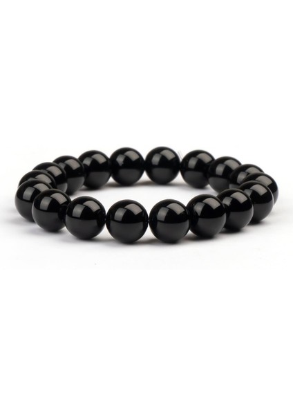 Oniks Doğal Taş Bileklik (10 Mm) – Sessiz Koruyucu