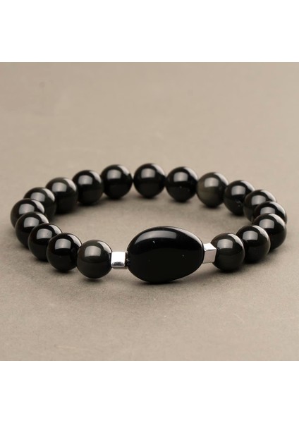 Obsidyen Doğal Taş Bileklik (10 Mm) – Içsel Güç fiyatları