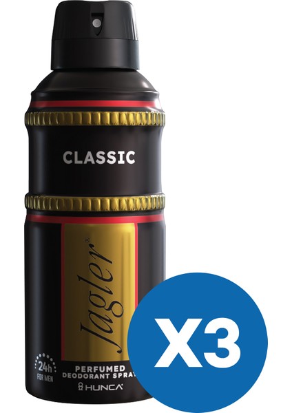 Classic Deodorant Men 150 ml (3'lü) fiyatları