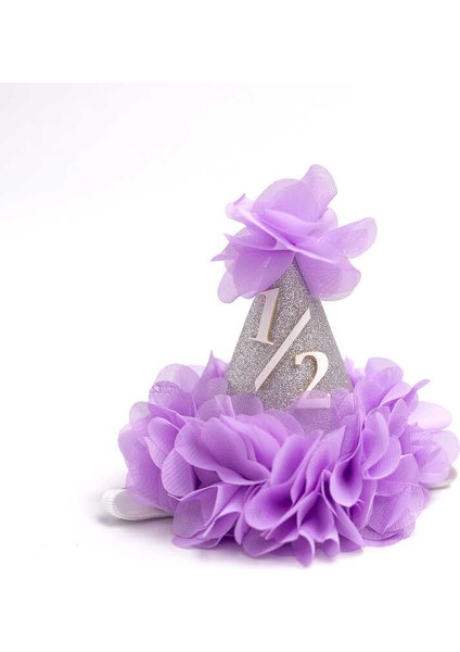 Lila 1/2 Yaş Huni Bebek Taç