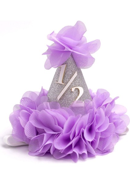 Lila 1/2 Yaş Huni Bebek Taç fiyatları