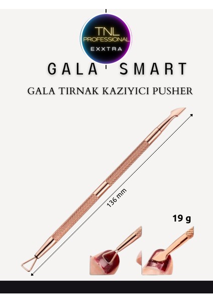 Paslanmaz Çelik Oje Kazıyıcı ve Tırnak Bakım Seti, El ve Ayak Manikür Pedikür