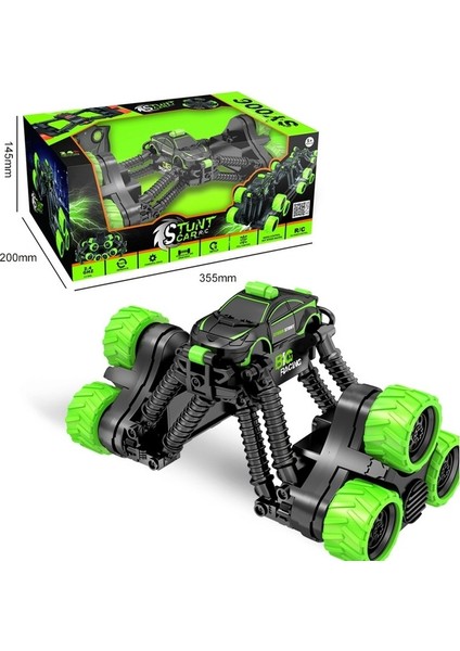 Remote Control Off-Road Tumbling Stunt Car (Black Green) (Yurt Dışından) fiyatları