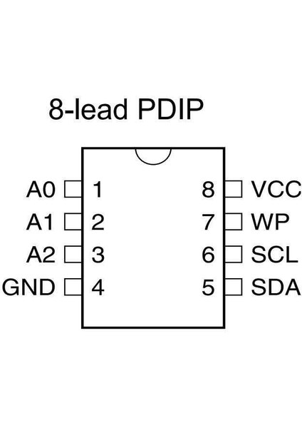AT24C08A Dıp-8 Eeprom Entegresi fiyatları