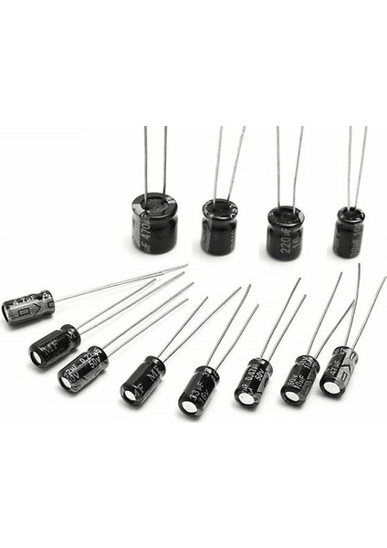 1500UF 16V Elektrolitik Kondansatör 10X20MM - Kısa Bacaklı "5 Adet"