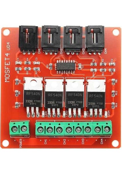 IRF540 4 Kanal Mosfet Modülü