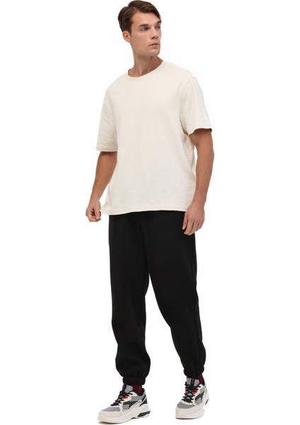 MB 22OVERSN326 5pr Siyah Erkek Eşofman Altı modelleri