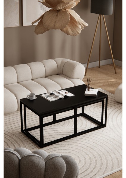 Harmony Metal Orta Sehpa Dikdörtgen Zigon Seti fiyatları