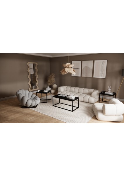 Harmony Metal Orta Sehpa Dikdörtgen Zigon Seti fırsatları