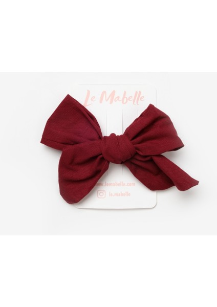 Bordo Fiyonk Kız Çocuk Klips Toka fiyatları