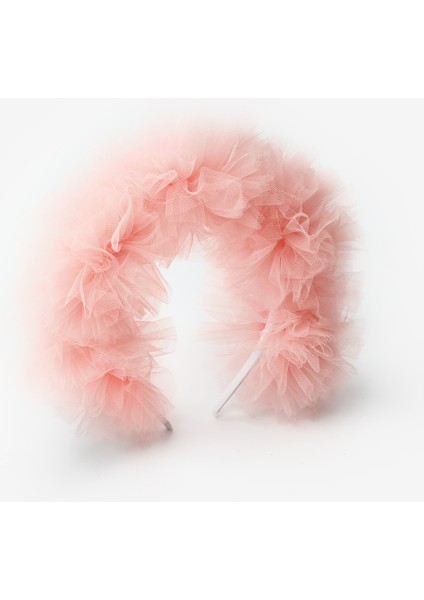 Somon Tül Ponponlu Kız Çocuk Taç modelleri