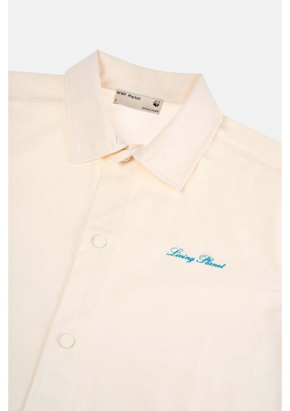 Living Planet Ince Ceket - Ekru