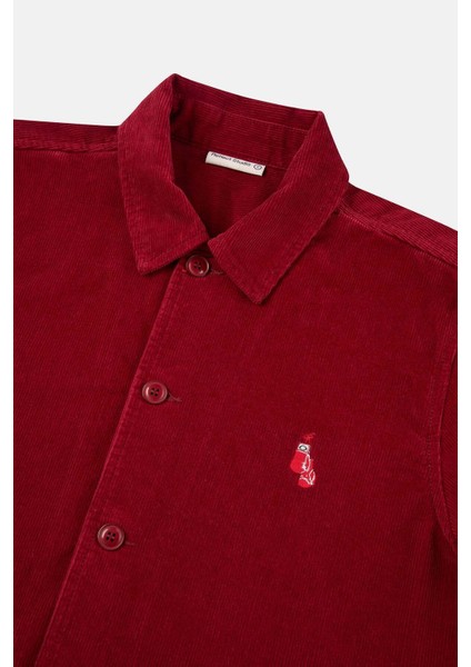 Boxing Gloves Kadife Ceket - Bordo fiyatları