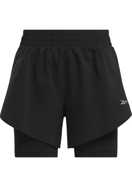 2 In 1 Shorts Siyah Kadın Şort modelleri