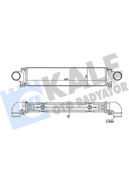 Turbo Radyatörü Intercooler Al/pl/brz S60 II-S80 II-V60-V70 III-XC60-XC60 II-XC70 Iı