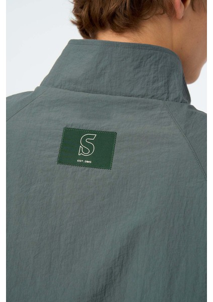 S Logo Rüzgarlık - Gri Melanj modelleri