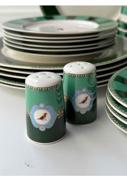 Kahvaltı Takımı Bird Green 48 Parça 6 Kişilik fırsatları