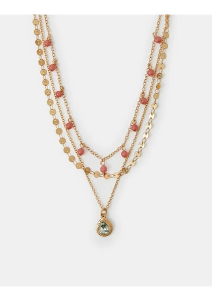 Sıralı Boncuk Kolye x 3