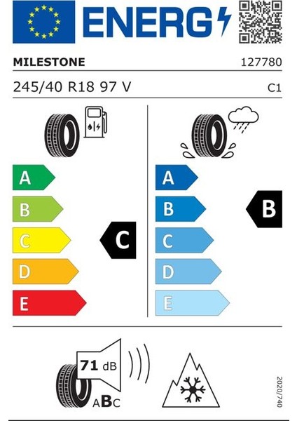 245/40R18 97V Reınf. Carmıle Wınter fiyatları