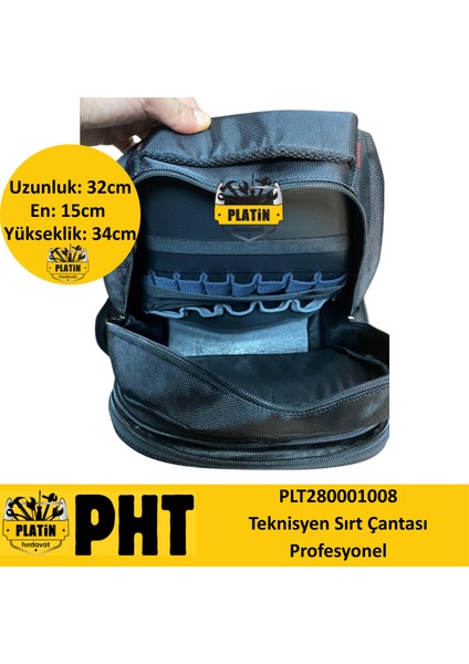Teknisyen Sırt Çantası Profesyonel PLT280001008