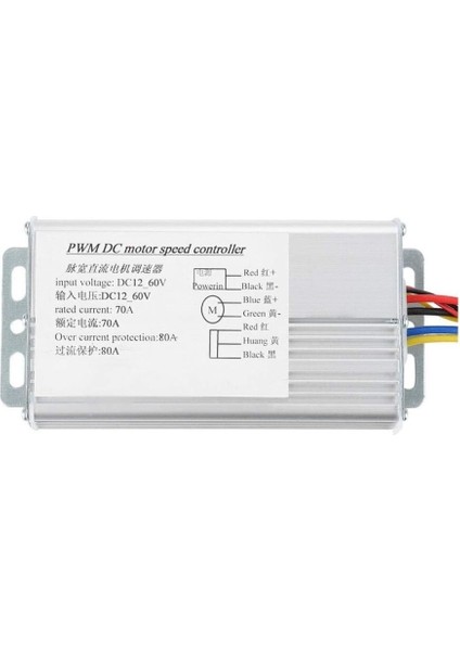 12V-60V 70A Pwm Dc Motor Hız Kontrol Modülü fiyatları