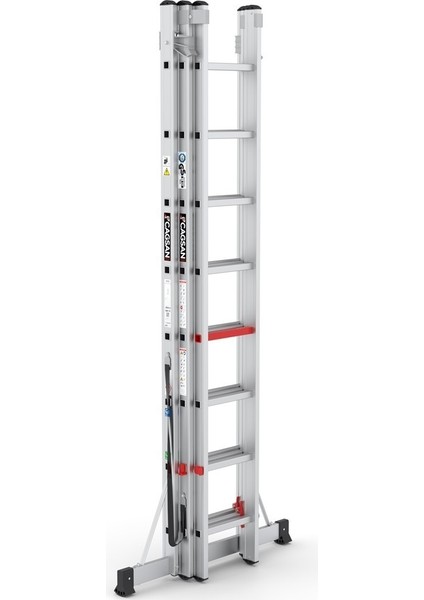 3X8 Basamaklı Triocombi - Üç Parçalı Çok Amaçlı Merdiven Ts175 modelleri