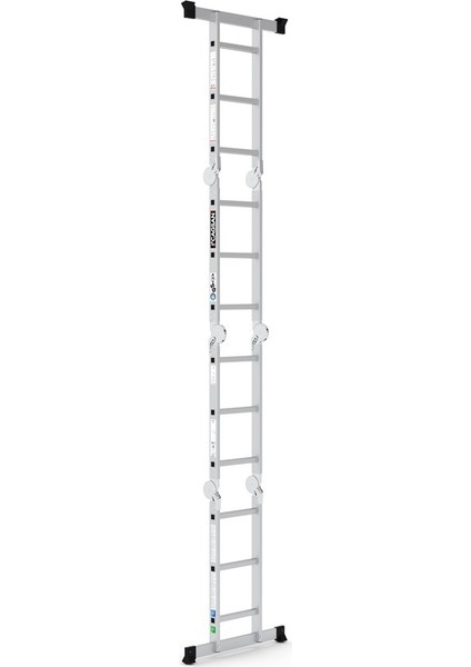 12 Basamaklı Quadro - Çok Amaçlı Merdiven Ak011 modelleri