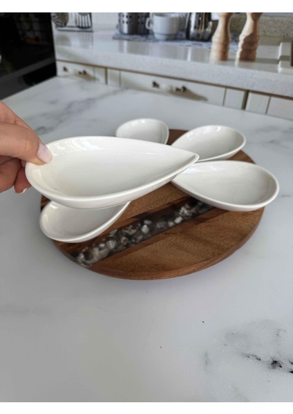 Akasya Damla Sunum Seti 7 Parça fiyatları