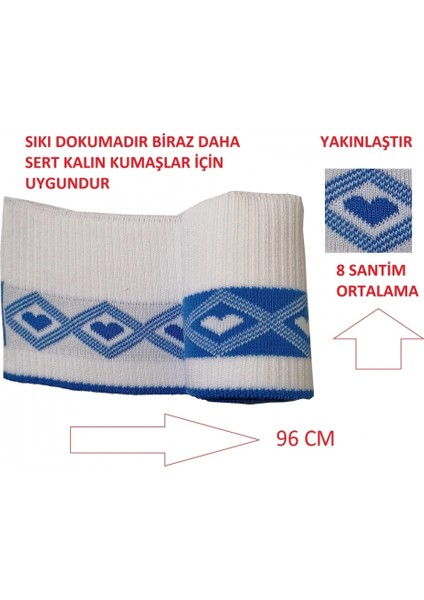 Ribana Manşet Triko Etek Kol Bandı Şerit Şeklindedir 1 Adet Fiyatı Ölçüler Resimlerdedir